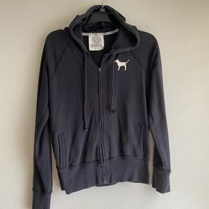 PINK Victoria’s Secret hoodie, black, medium